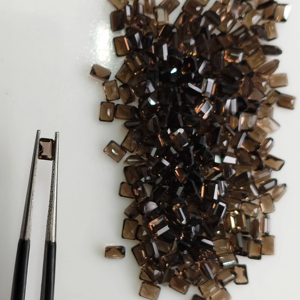 Cuarzo Ahumado Marrón Natural, Corte Octogonal de 4x3MM, Gema Suelta de la Mejor Calidad para Joyería - Product Image 1