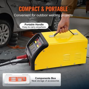 Saldatrice a Punti Professionale 5KW Dual Pro 110V con 10 Modalità, Kit Deluxe per Riparazione Ammaccature in Alluminio e Ferro - Product Image 6