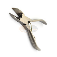 Coupe-ongles professionnel de podologie de 4,5 pouces pour ongles épais, robuste, courbé, pince coupante, pour ongles incarnés, podologie, bébé