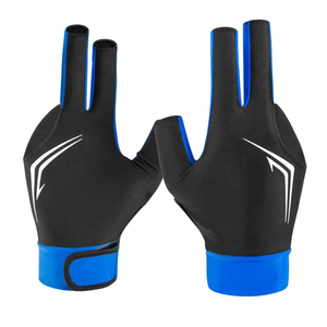 Gants de billard et de snooker Geo Brothers, nouvelle conception personnalisée, légers, respirants, en spandex, fermeture à boucle, sports d'été - Product Image 4