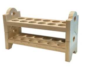 Wooden <b>Egg</b> Holder Tray with Handle Large Capacity <b>Egg</b> <b>Storage</b> Rack Kitchen Countertop Organizer Rustic <b>Egg</b> Display - Product Image 4