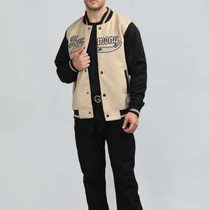 High Quality Varsity <b>Jacket</b> <b>Slim</b>-<b>Fit</b> College Fashion Stylish Top Reversible Eco-Friendly Polyester/Cotton Blend Men's <b>Jackets</b> - Product Image 1