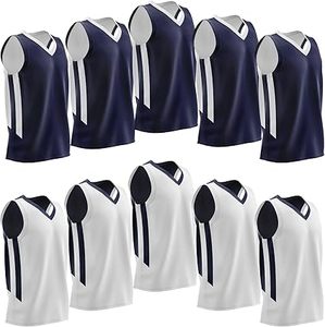 Camisetas de Baloncesto Reversibles Personalizadas para Hombre, Camisetas Deportivas de Malla sin Mangas, Uniformes de Entrenamiento para Equipos - Product Image 1