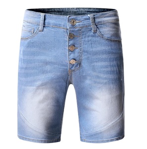 2026 <b>Denim</b> Short Jean Plain Men's Shorts Man Jeans Gym Shorts Slim Fit Men Casual Wear <b>Denim</b> Jeans Shorts - Product Image 2