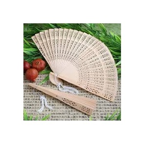 Abanico Plegable de Hoja de Palma Hecho a Mano, Ventilador Portátil con Mango de Madera Natural para Regalo y Uso en Festivales - Product Image 5