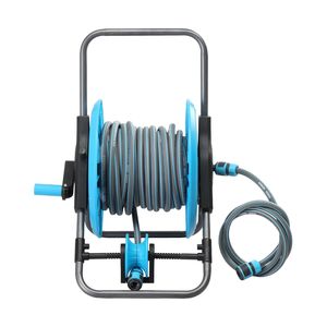 Manguera de agua de hierro azul y negro gris de 1.9M para camión, 45*43*58cm, mangueras y enrolladores de jardín de plástico - Product Image 1