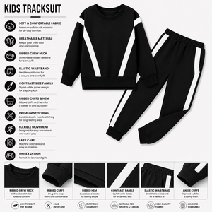 Nuevos Conjuntos Deportivos de Algodón para Niños, Conjuntos de Ropa con Sudadera Personalizada para Niños, Conjuntos Deportivos de Otoño para Niños - Product Image 5