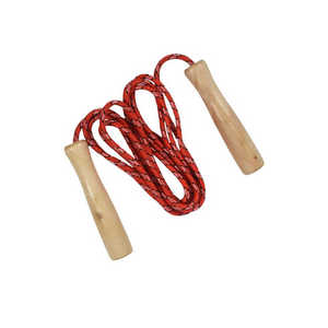 Cuerda de Saltar Personalizada para Gimnasio y Fitness, con Mango de Madera Maciza, para Ejercicios Deportivos, Cuerda de Saltar Resistente para Adultos - Product Image 4