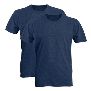 Camiseta de manga corta con cuello redondo para hombre, 100% poliéster, 240g, transpirable, ecológica, con logotipo personalizado e impresión, diseño en blanco. - Product Image 6