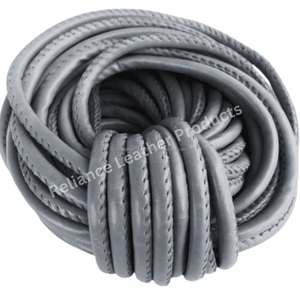 Cordón de Cuero Genuino Brillante Cosido, Cuerda Personalizable para Fabricación de Joyería, Kit de Bricolaje para Pulseras y Dijes - Product Image 1