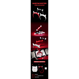 Serre-tête officiel BABYMONSTER avec cornes pour enfants - Product Image 2