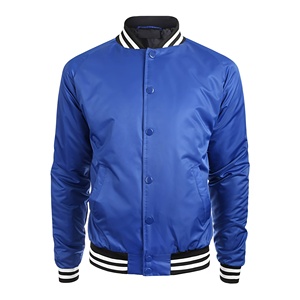 Chaqueta Varsity de Hombre, Diseño Personalizado, Color a Elección, Impermeable, Tejida, Doble Botonadura, Estilo Urbano, Forro Polar, Invierno - Product Image 1