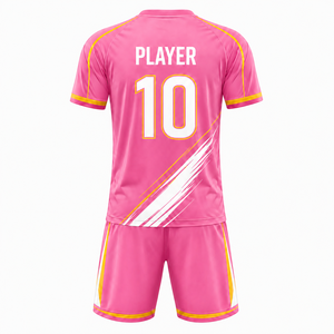 Conjunto de Uniforme de Entrenamiento de Fútbol para Equipos y Clubes, Camiseta y Pantalones Cortos, Tela de Alto Rendimiento para Mayor Comodidad y Larga Duración - Product Image 3
