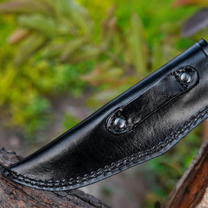 Funda de Cuero Tradicional para Cuchillo, Hecha a Mano, de Piel de Vaca, para Camping, Caza y Bushcraft - Product Image 2