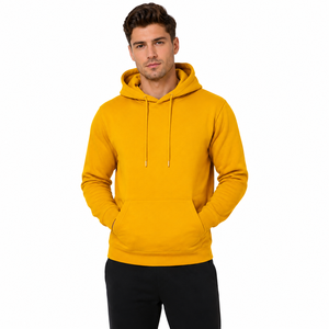 Sweat à capuche élégant pour homme, en tissu doux, coupe confortable, sensation de chaleur, design décontracté, idéal pour le quotidien et les activités de plein air. - Product Image 1