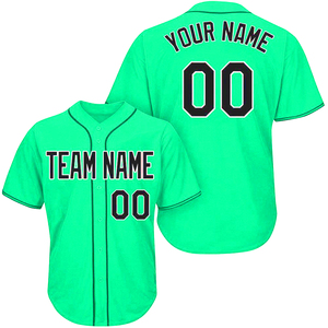 Maillot de baseball personnalisé sublimé unisexe à manches courtes, anti-humidité, imprimé éclairs violets, boutonné sur le devant, vêtement adulte - Product Image 5