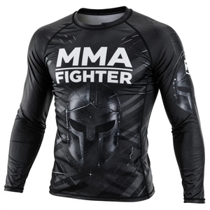 Camiseta de compresión de manga larga para luchadores de MMA, sublimada, de secado rápido, para BJJ y MMA, ropa deportiva. - Product Image 2