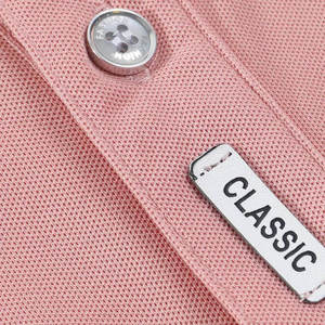 Polo Personalizado para Hombre, Estilo Urbano, Tejido 100% Algodón, Logotipo Bordado, Antiarrugas, Manga Corta, Color Sólido - Product Image 2