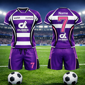 Jersey de Fútbol Americano Personalizado 2025, Transpirable, para Hombre, Talla Grande, Bordado, 100% Poliéster, Manga Corta, Logotipo Frontal, Ropa de Equipo - Product Image 6