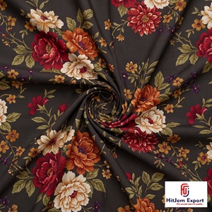 Custom High Quality Digital Printed Cotton Lawn Fabric OEM ODM Textile Manufacturer Made to Order Fabric Supplier for Fashion - Product Image 3