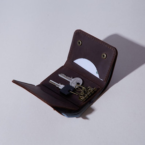 Premium Genuine leather key holder <b>wallets</b> purse featuring compact design and spacious interior storage for sale in low price - Product Image 1