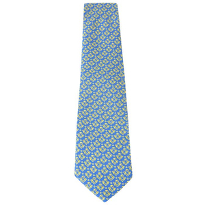 Corbata Masónica de la Logia Azul con Emblema de Compás Cuadrado Azul y Dorado, Insignia Masónica, Logotipo Personalizado, Color Personalizable, OEM - Product Image 2