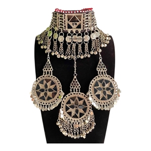 Parures de bijoux afghans très demandées, haute qualité, 100% style vintage, en acier inoxydable, pour mariages et fêtes, faible MOQ et prix pour femmes - Product Image 1