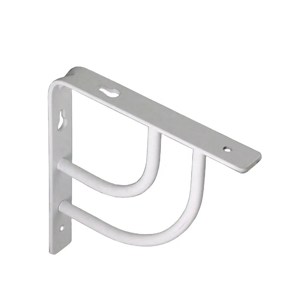 Customized White Steel Shelf Support Wall Bracket