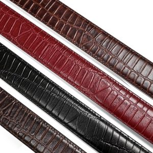Ceinture de taille Cowherd en cuir véritable, style affaires, pour homme, avec boucle ardillon en alliage réversible, largeur 3,5 cm, longueur 105-125 cm – Grande Vente - Product Image 6
