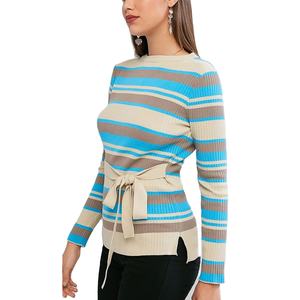 Suéter de cuello alto europeo para mujer, estilo holgado, de mezcla de lana gruesa, tejido, para otoño/invierno, proveedor de BD - Product Image 1