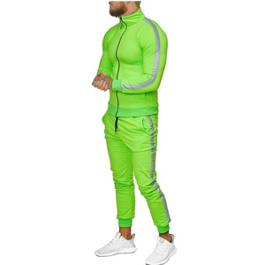 Chándal ajustado de diseño personalizado para hombre, traje para trotar - Product Image 1