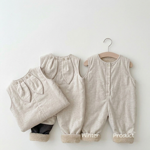 Overoles Casuales de Punto para Bebés de 0 a 2 Años, Pantalones de Forro Polar con Orejas de Conejo, Cierre con Cordón, Modelo AK204 - Product Image 2