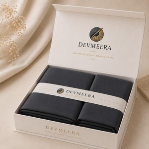 High Quality Charcoal Grey 300 TC Pure Cotton Solid Bedsheet for Home and Hotel Bedding and <b>Comfortable</b> Breathable Fabric - Product Image 5