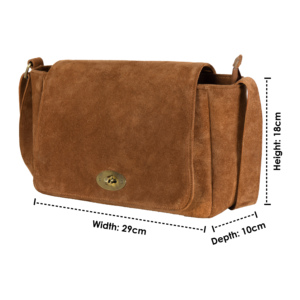 Sac à bandoulière pour femme en cuir de vachette véritable fait main avec sangle réglable, couleur personnalisée, design léger et tendance - Product Image 4