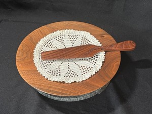Base Redonda Decorativa para Pastel, Pedestal de Madera para Servir, para Cumpleaños, Bodas, Decoración de Mesa de Postres, Uso en Servicios de Catering - Product Image 3