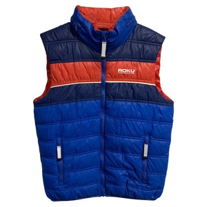 Haute qualité hommes décontracté solide sans manches gilet Logo personnalisé bulle bouffant gilets veste grande taille chaud épaissi pull gilets - Product Image 3