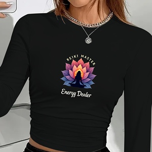 เสื้อแขนยาวแฟชั่นสำหรับผู้หญิง reiki Master Energy dealer - Product Image 1
