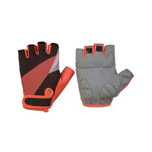 JINAH LEATHER INDUSTRIES Breathable <b>Half</b>-Finger Cycling Gloves Hook Loop Closure Nylon Unisex Outdoor Sports Gym Anti <b>Slip</b> - Product Image 2