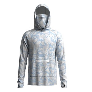 Camiseta de Pesca Unisex de Manga Larga con Estampado por Transferencia de Calor UPF 50, Transpirable, 100% Poliéster 120g, Ropa para Exteriores - Product Image 1