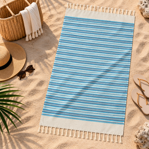 Nuevas Toallas de Playa Hammam de Primera Calidad, Toalla Fouta Antiarena, Todos los Diseños Personalizados, Toalla de Playa Fouta Turca de la India - Product Image 5