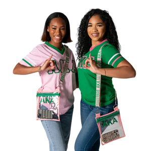 Bolso Bandolera Transparente Rosa y Verde para Mujer, Bolso de Hombro de PVC Transparente con Correa Ajustable, Bolso Tote para Eventos y Viajes - Product Image 3