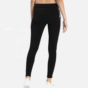 Manufacturer Wholesale Supplier 2026 Fashion Wears Mid Waist Yoga <b>Pants</b> Women Spandex/Polyester Four-Way Stretch <b>Mesh</b> Workout - Product Image 4