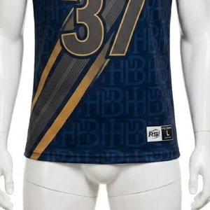 เสื้อกีฬา AFL แบบสั่งทำพิเศษ พิมพ์ลายแบบ Dye Sublimation เนื้อผ้าระบายอากาศได้ดี พร้อมพิมพ์ชื่อทีมและหมายเลข รับผลิตแบบ OEM/ODM - Product Image 2