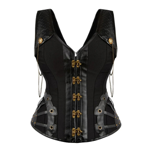 Wholesale Price Women Natural Leather Corset Premium Quality Adult Customized Logo OEM Service Standard Front Crocheted - Product Image 6