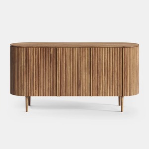 Contemporary Solid Teak Wood Sideboard <b>Cabinet</b> Storage Console for Living Room Dining Room Hotel Apartment Furniture Supplier - Product Image 1