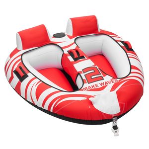 Tubi Gonfiabili in PVC per 2 Persone, Capacità 340 Libbre, Tubi Trainabili per Sport Acquatici - Product Image 1