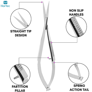 Tijeras de Manicura para Cuidado Personal, Acero Inoxidable de Alta Resistencia, Punta Ultrafina para Corte Preciso de Cutículas y Uñas, para Diestros - Product Image 5