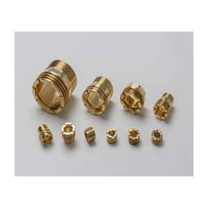 Heavy Duty Industrial Brass <b>Inserts</b> for Plastic Injection Molding Automotive OEM Applications with Strong Torque Strength - Product Image 4