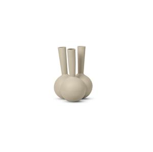 Jarrón de Metal Mate Nórdico Moderno, Jarrón Minimalista de Tres Cuellos, Florero de Lujo para Flores Secas, Centro de Mesa Decorativo para el Hogar - Product Image 1