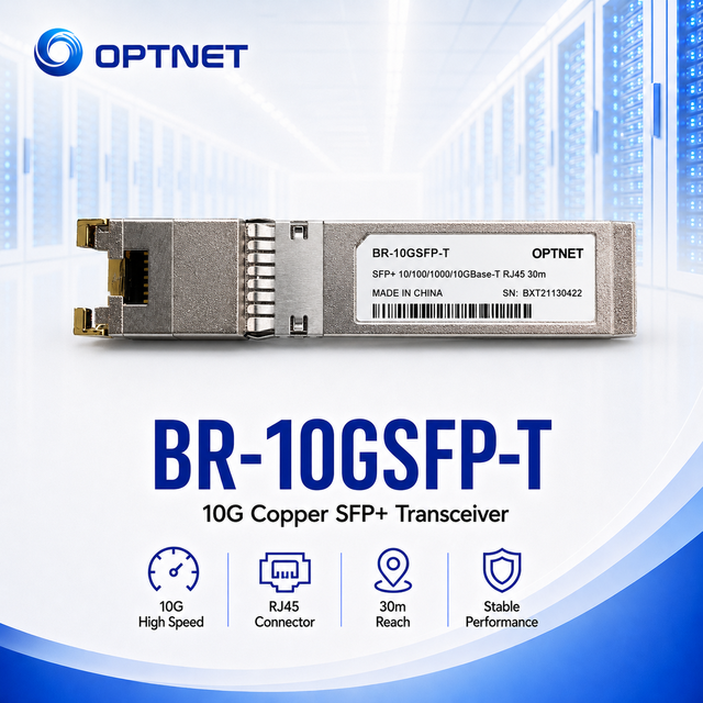 SFP Plus to RJ45 10Gbps Copper Module for Cat6a Cat7 Data Center Network Connection